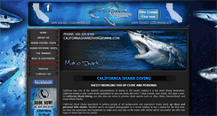 Desktop Screenshot of californiasharkdiving.com